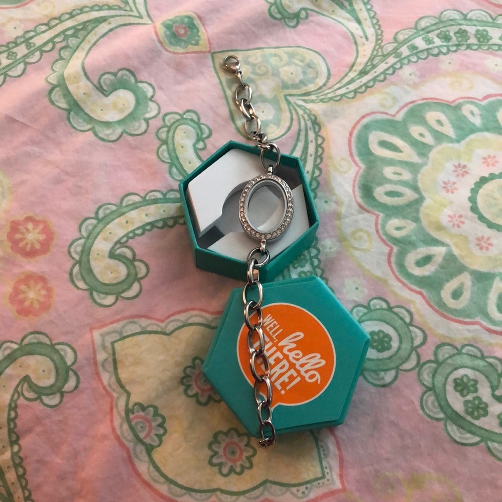 Origami owl locket bracelet